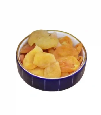 برگه زدآلو ارگانیک تازه و با رنگ طلایی