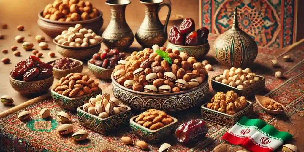 خرید آجیل بسته‌بندی شده و بررسی برچسب مواد غذایی برای جلوگیری از واکنش‌های ناشی از آلرژی به آجیل و آلودگی متقاطع.