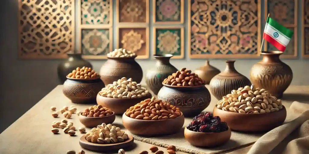 مقایسه آجیل شور در کاسه چوبی و آجیل شیرین در کاسه سرامیکی برای انتخاب بهترین گزینه برای مهمانی و سلامتی